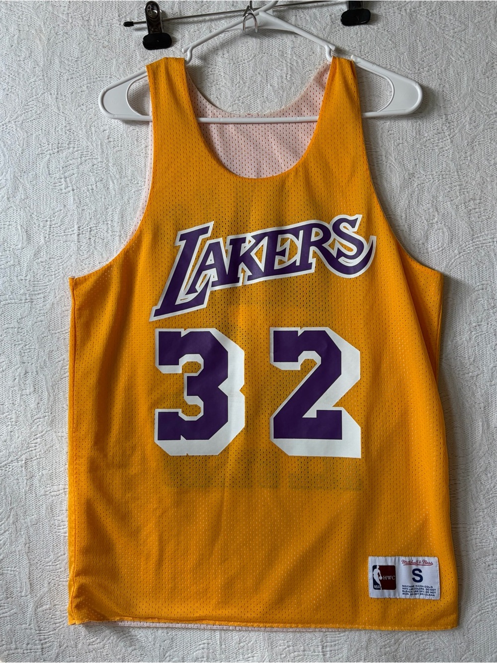 Magic Johnson Reversible Lakers/All Star Jersey Mitchell & Ness Men’s Size Small